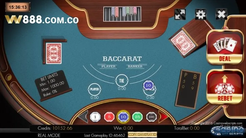 Các kèo cá cược phổ biến trong Baccarat W 88