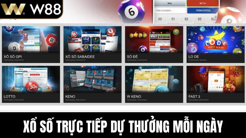 Xổ số trực tiếp dự thưởng mỗi ngày